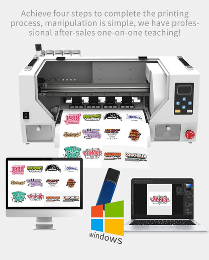 KECAI Automatic Impresora Heat Transfer Printing Machine A3 30cm XP600 Double Print Head 12 Inch DTF Printer for Small Business