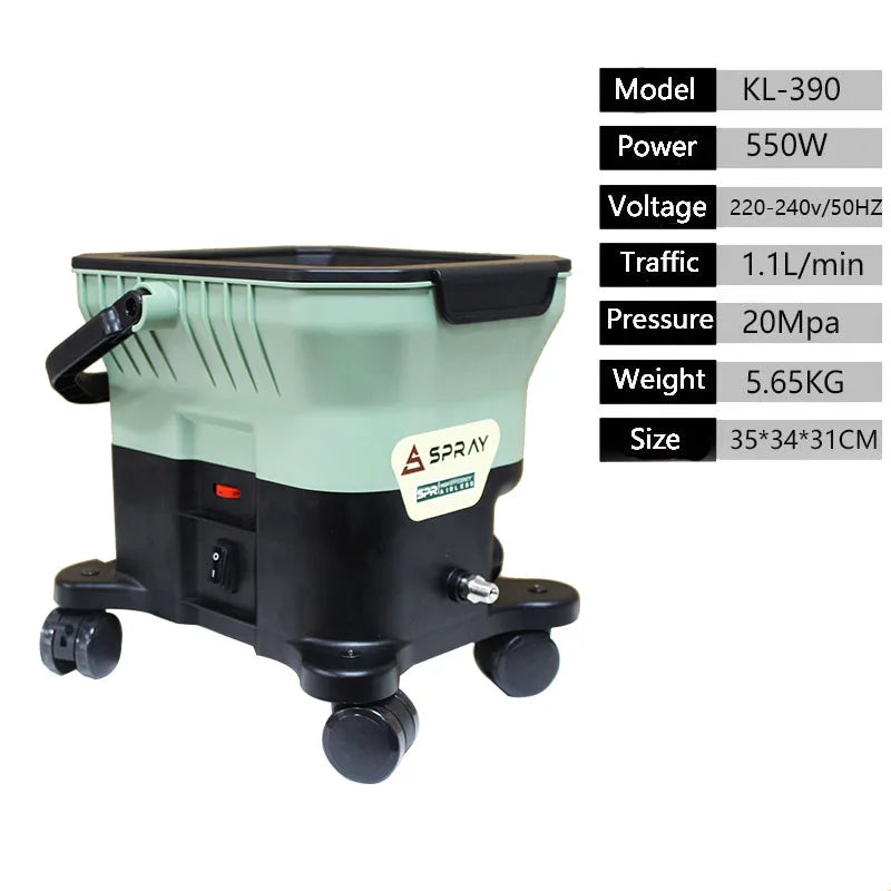 Professional Industrial LVLP Airless Spray Machine Dual 21V Batteries Long-Lasting Brushless Motor 4000PSI Pressure 7L Cup