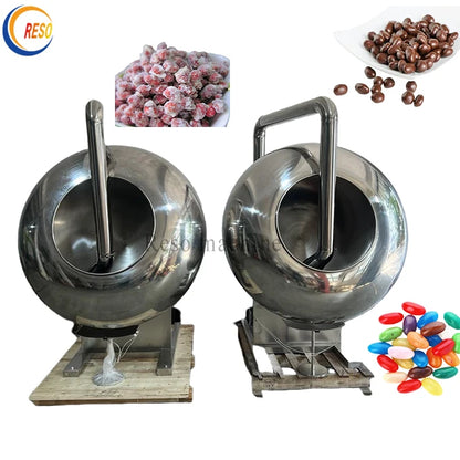 Chocolate Glazing Machine Almond Nut Film Coater Peanut Sugar Coating Machine