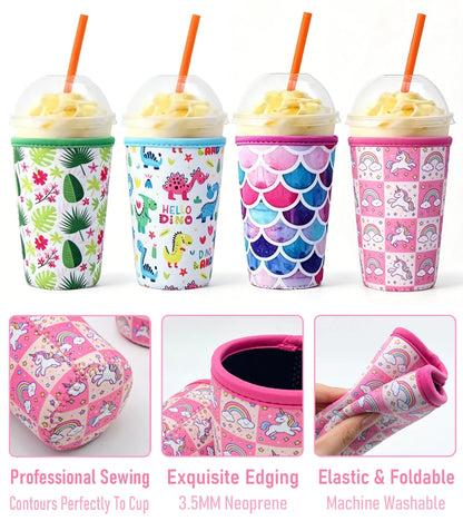OEM Neoprene Cup Sleeve Custom Coffee Sleeve Custom Beach Portable Coffee Cup Holder for Coffee Holder Diving Material Cup Cover