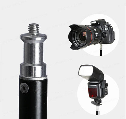 1/4 Screw Head Light Stand Tripod 2m 1.5m 68cm For Phone Selfie Stick Adjustable For Photo Studio Flashes Photographic Softbox