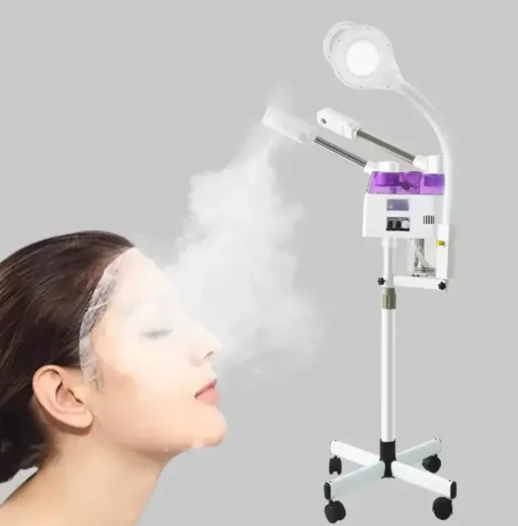 Ozone Aromatherapy Facial Sauna Hot Sale 3 in 1  Steamer  Face Steam Spa Vapor Hot and Cold Spray 2025 Vapor