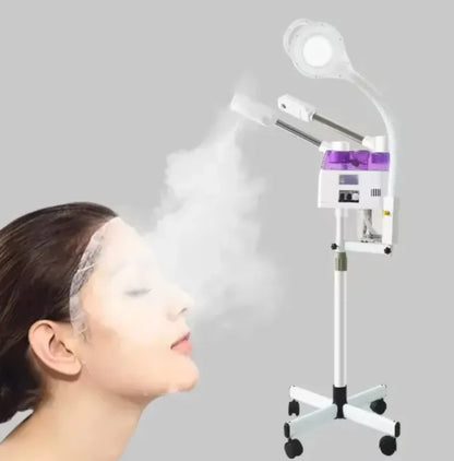 Ozone Aromatherapy Facial Sauna Hot Sale 3 in 1  Steamer  Face Steam Spa Vapor Hot and Cold Spray 2025 Vapor