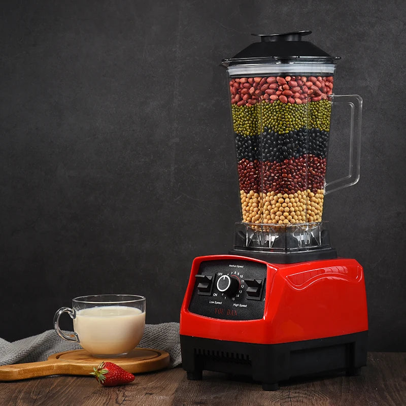 Heavy Duty Commercial Blenders High Speed Smoothies Heating Blender Hot & Cold Soup Maker