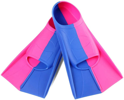 Sinodiving Wide Size Adult and Kids Scuba Fins Soft Silicone Surf and Swimming Pool Training Exercise Gear