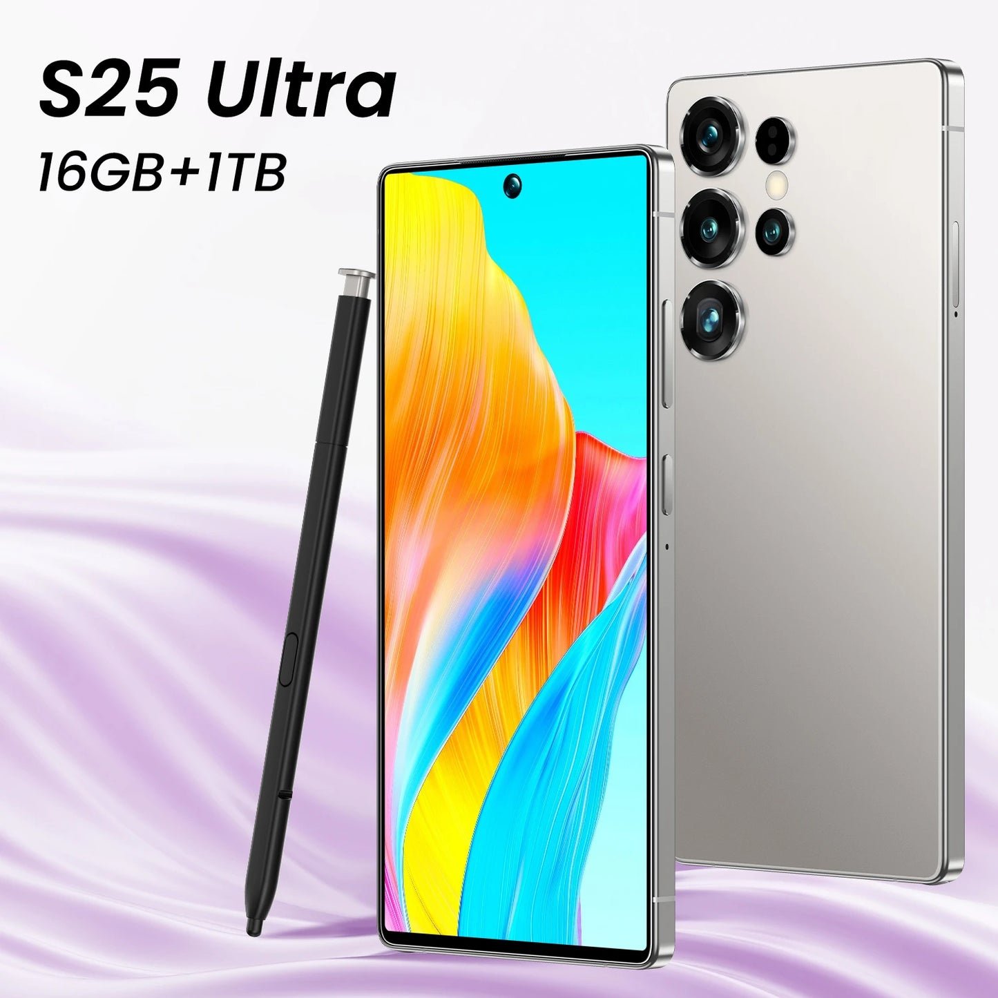 2025 Latest S25 Ultra Smart Phone 16GB +1TB Telephone &gaming Phone Dual SIM Dual Standby Deca Core Global Version