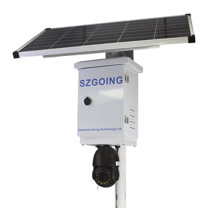4k Outdoor Wifi Hd Intelligent Site Battery System Motion Detect No Broadband Panel Solar Cctv Security Camera With Speakers