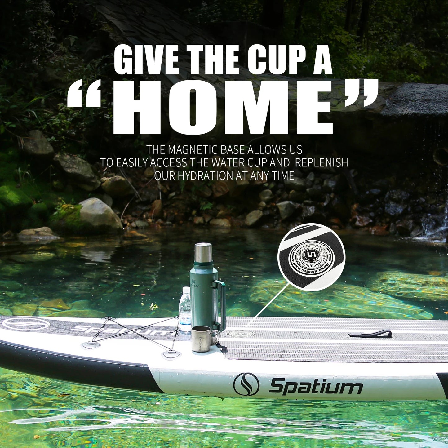 Spatium Durable Outdoor Stand up Paddle Board Inflatable Accessories High Quality Inflatable Paddle Board for Sale