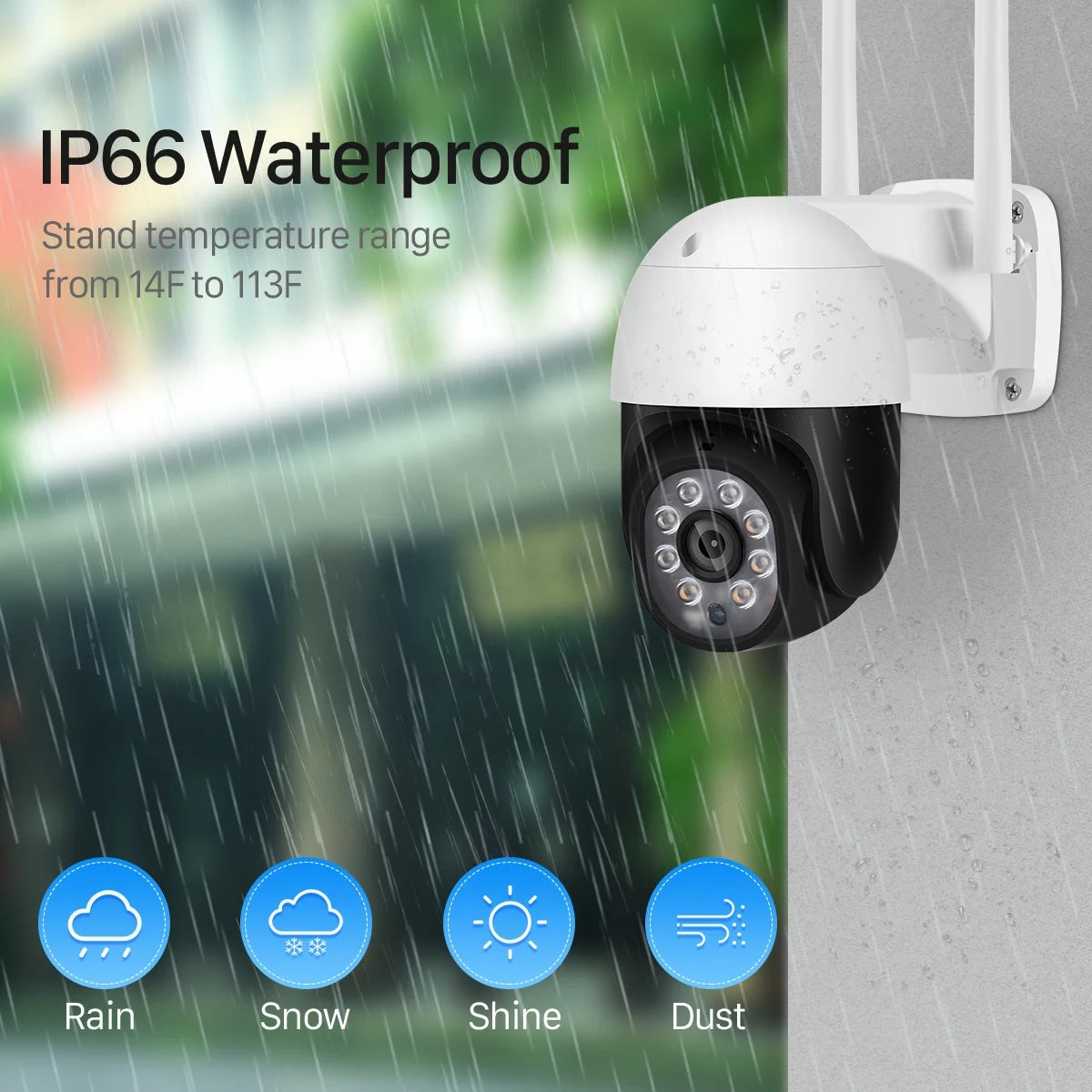BESDER Mini CCTV PTZ IP Wifi Camera Surveillance HD 1080P High Speed Dome PTZ Outdoor Wireless Surveillance Camera
