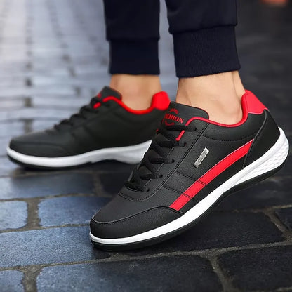New sports and leisure flat shoes with anti slip suede running and men's sports skateboard shoes