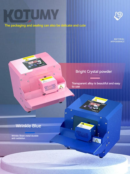 Plastic Bag Sealing Machine Automatic Edge Packaging Machine Handy Portable Bag Sealer Aluminum Foil Bag