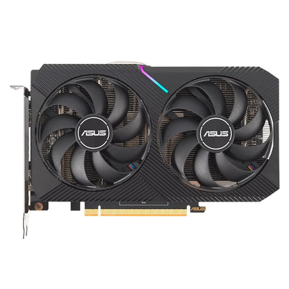ASUS AMD Dual Radeon RX 6500 XT OC Edition 4G Graphics Card with 64 Bit PCI Express 4.0 4GB GDDR6 Memory Video Card