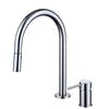Bathroom Brushed Gold Basin Faucet Brass Pull Down Wash Sink Basin Mixer Tap Faucet