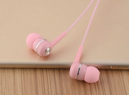 2024 New 3.5mm Wired In-earSuper Bass Crack Colorful Headset Earbud with Microphone Hands Free Sport Earphone For Android iPhone