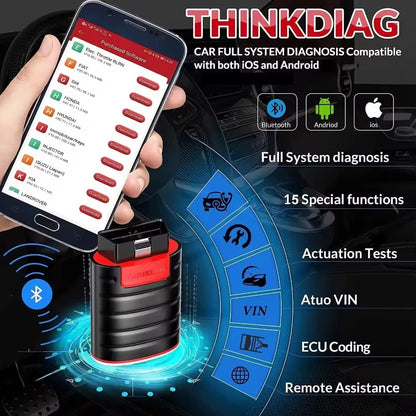 Thinkdiag Diagnostic Instrument Extension Cable Design Full System ECU Programming Economic Practical