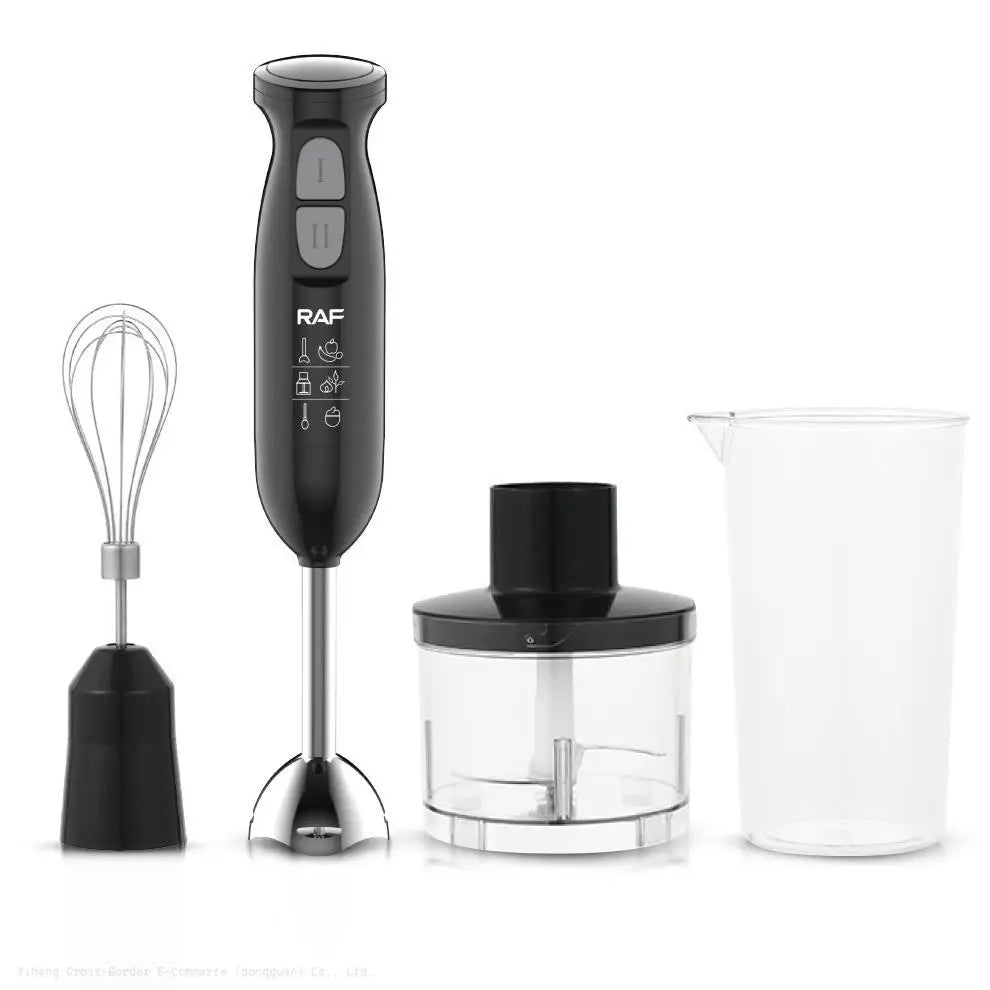 European Regulation Four-in-one - Multi-functional Juicing Mixer Beat Eggs Mince Meat Side Food Hand-held Kitchen Cooking Stick