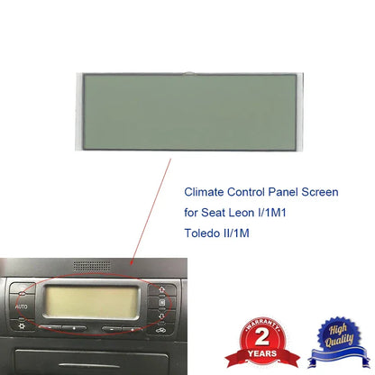 Air Conditioning LCD Display Screen For Seat Leon Toledo Heating Climate Control Panel Pixel Repair