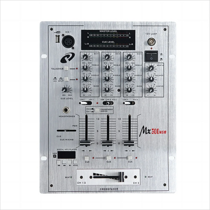 MX300 USB Professional DJ Player Mixer With EQ Scratch-proof DJ Mixer Console Replaceable Crossovers With Reverse