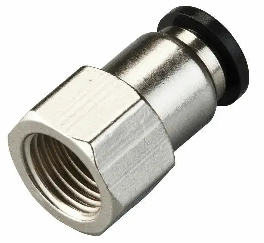 Raccord rapide pneumatique pour trachée, filetage femelle droit, PCF/4/6/8 mm/10/12/14/01-02-03-04