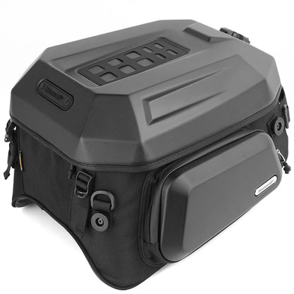Rhinowalk Waterproof 23L-35L Motorcycle Tail Bag Hard Shell Expandable Rear Seat Bags for Motorbike Adventure