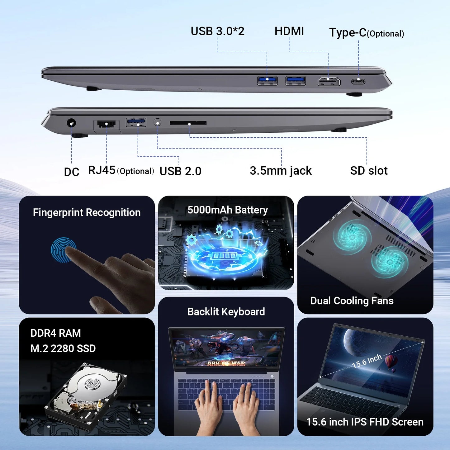 2024 New Laptop I7 Core 1165G7 11th 15.6 Computer Original Computadoras Portatil Laptops Netbook With Win 10 11