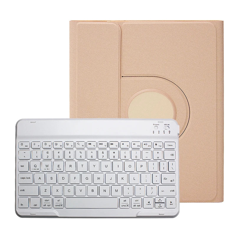 Detachable Magnetic Rotation Tablet Keyboard Case for ipad Pro air 10.5 With Wireless 10inch bluetooth Keyboard With Pencil Slot
