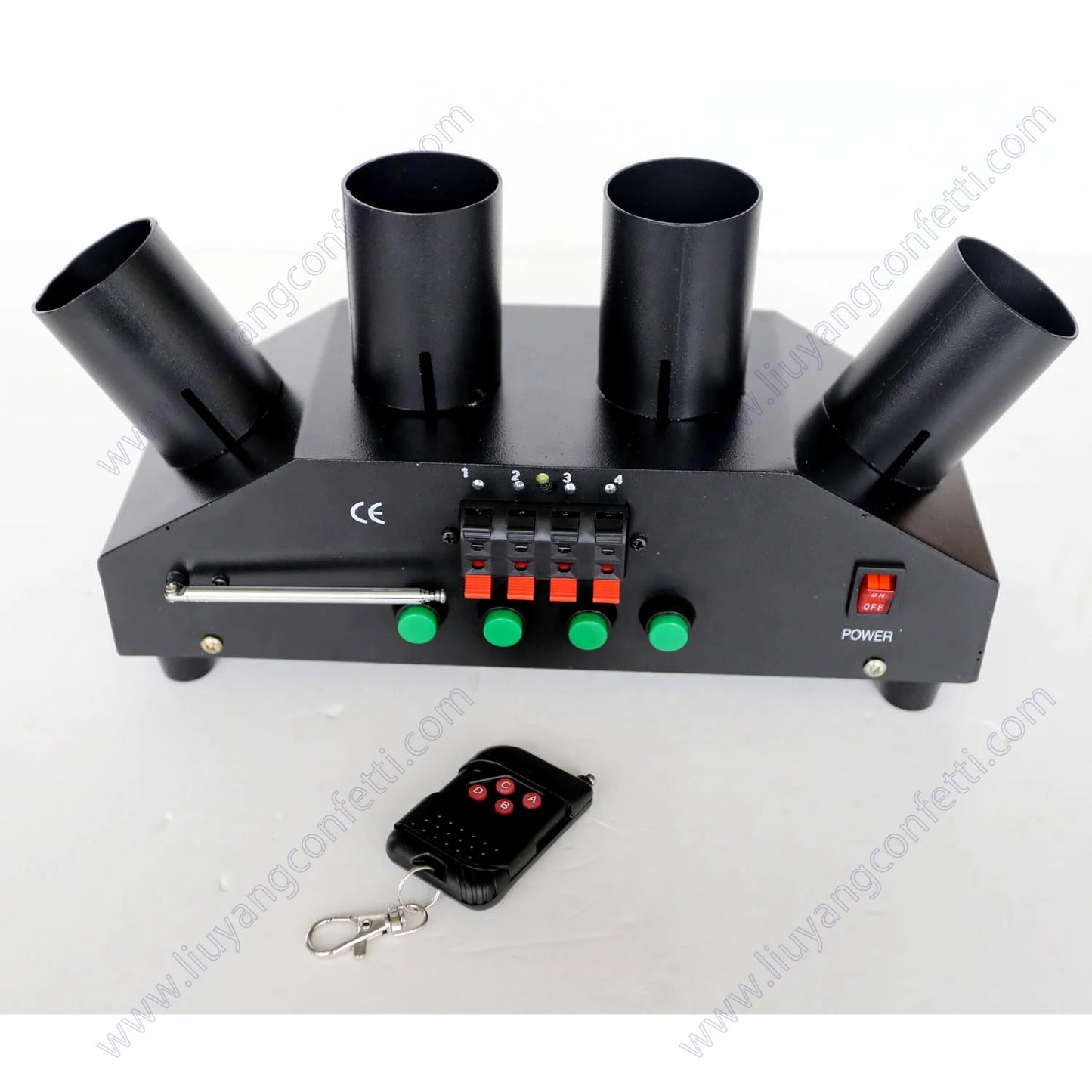 Pyro Receiver Cold Firework Firing System Stage Indoor Wedding Fountain Spark 4 Channel Cue Wireless Machine Remote Control