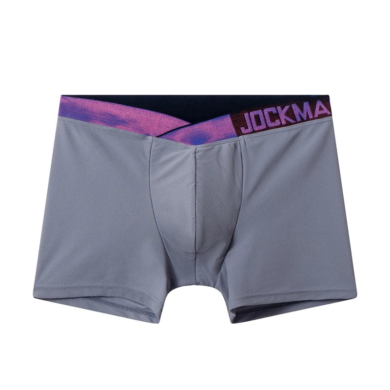 Buttock Lift Men's Low-Rise Boxer Briefs Breathable Knitted Fabric Removable Padding Health Club V-shaped Waistband Waist Logo