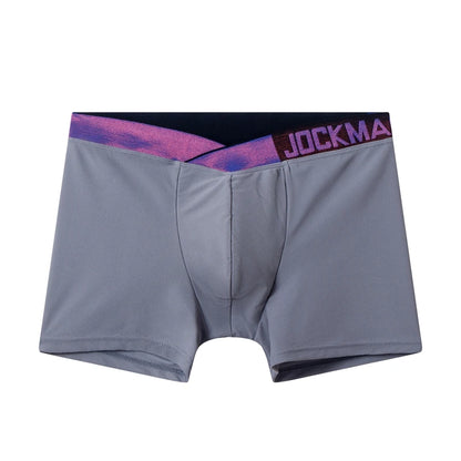 Buttock Lift Men's Low-Rise Boxer Briefs Breathable Knitted Fabric Removable Padding Health Club V-shaped Waistband Waist Logo