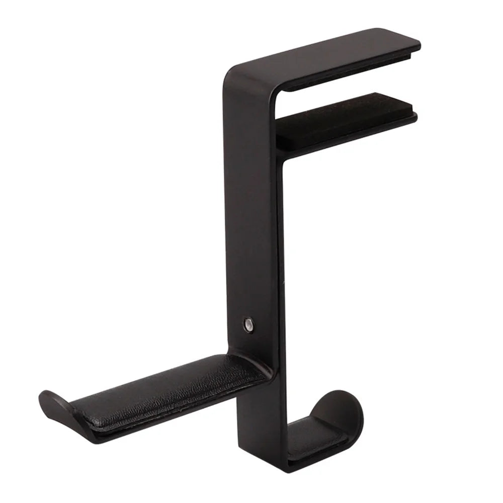 POYATU Desk Mount Universal Office Hanger Gaming Headphone Stand Bracket Display Rack Headset Holder Space Saving Table Clamp