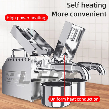 B02 Full Automatic Mini Small Household Home Use Oil Extraction Making Edible Olive Oil Press Machine