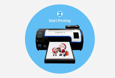 A3 Direct to Film Printer Dtf T-Shirt Printing Machine 30cm New  XP600 / F1080 Print Dtf Transfer Film