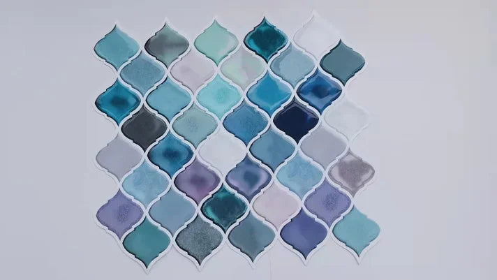 Modern Waterproof 3D Wall Sticker Peel and Stick Back Splashes for Kitchen Bathroom Home Decor IL-Proof Usage for Households