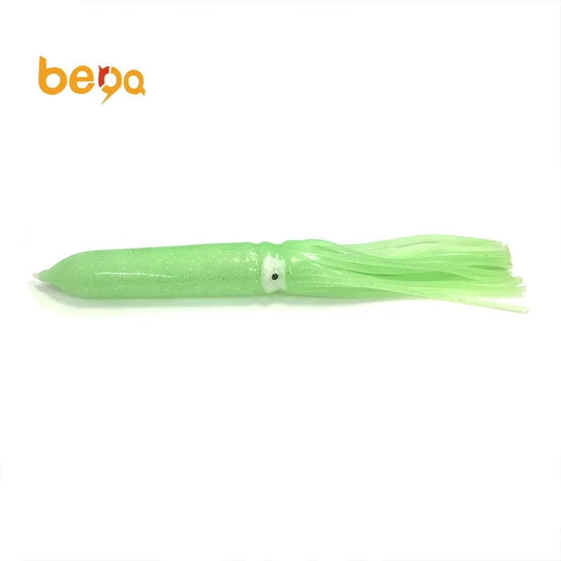 Factory Direct Sale of 24cm-30cm Bulb Squid Octopus Soft Plastic Jigging Lures Saltwater Fishing Tackle for River Fishing