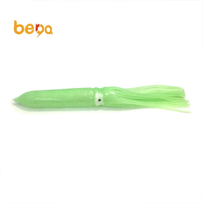 Factory Direct Sale of 24cm-30cm Bulb Squid Octopus Soft Plastic Jigging Lures Saltwater Fishing Tackle for River Fishing