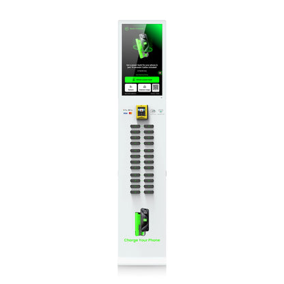 24slots 23.8-Inch Portable Power Station High Capacity Ultra Slim Mobile Phone Power Bank 160W Charging Station LED Features