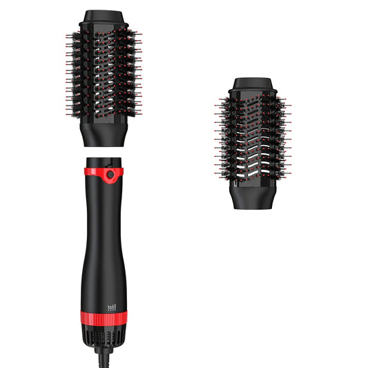 Ulelay Hair Dryer Brush Rotating Hot Curling Brush for Styling 3 in 1 Volumizing One Step Spinning Brush Hair Dryer by PDG ibma