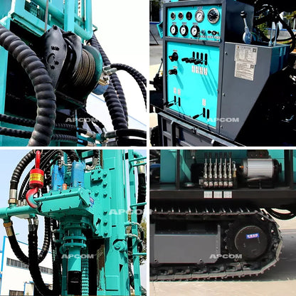 Water Well Drill Rigs 280m Cheap ZG280 Depth Drilling Rig Electric Rope Lock Lifting Tools 280 Meter Water Well Drilling Rig