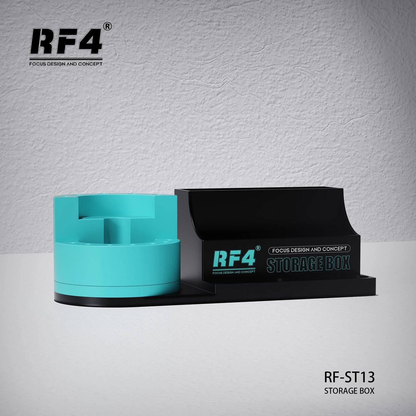RF4 Tool ST13 Multifunctional Mobile Phone Repair Tools Screwdriver Storage Box Rotatable Tweezers Container Rack Screw