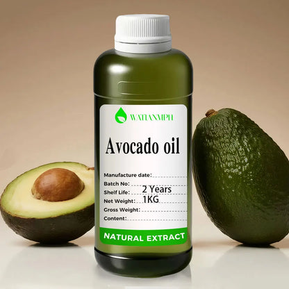 Wholesale Bulk Carrier Oils Organic Cold Pressed Pure Avocado for Hair Face Skin