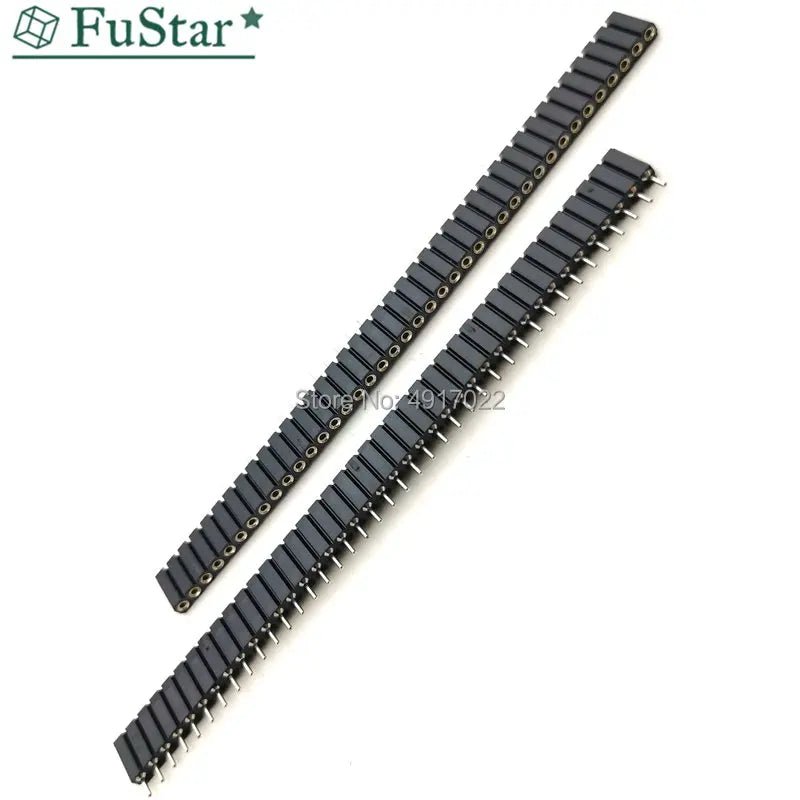 5pcs 1*40 Single Row Female Socket Plug Round Hole 1x40 7mm high. Pin 2.54 mm Board To Board Connector