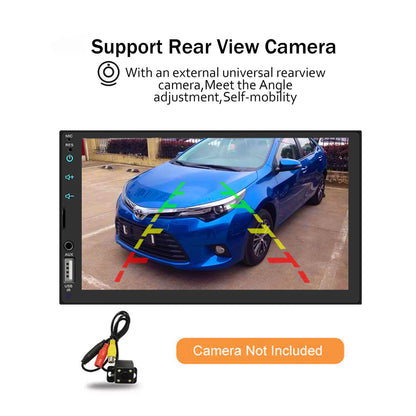 7-inch 2Din Wireless Carplay Multifunctional Car Player IPS Full Touch Screen BT FM Car Navigation Mirroring Connection