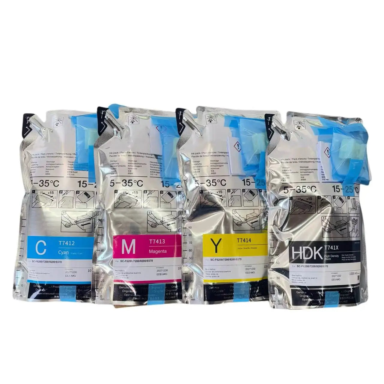 Heat Transfer Ink Sublimation Ink Bag for  Printers F6070 F6200 F6270 F7200 F9200 F9370 Digital Textile Printing
