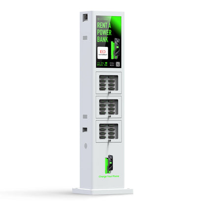Waterproof 4G Portable Power Station 6000mAh Fast Charging Vending Phone Charging Station with LED Features Rental Power Bank