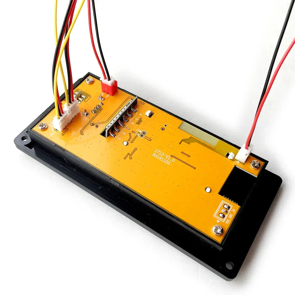 Bluetooth 12V LCD MP3 Decoder Board WAV WMA Decoding MP3 Rec Player Audio Module Support FM Radio AUX USB With Lyrics Display