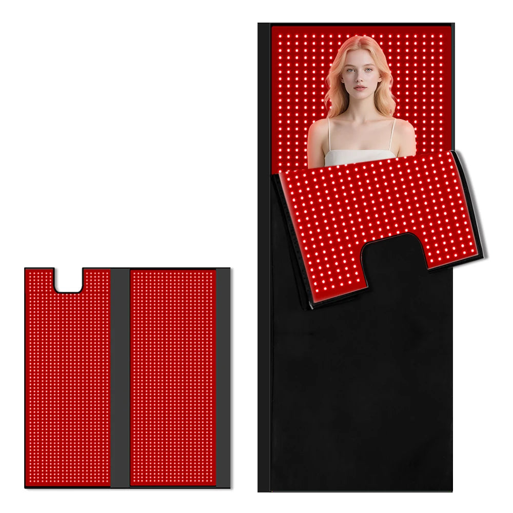 Red Infrared Light Therapy Handheld Heating Muscle Relaxation Device 660nm/850nm LEDs 2520 180x80cm Flexible Sleeping bag