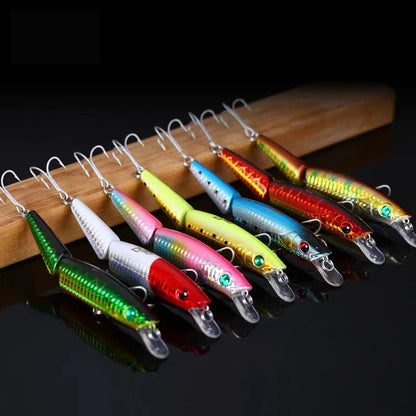 New Products 120mm 23g Multi Plastic Floating Minnow Long Casting Laser Pesca Fishing Lures