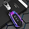 Zinc Alloy Leather Car Smart Key Case Bag High Quality Fit for Ford 2017/2018/2019/2020 F150/Explorer/MustangF55 Key Shell
