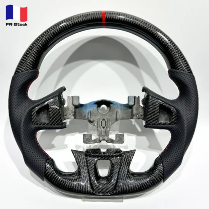 European Warehouse Black Carbon Fiber Spot Delivery Directly  and Perforated Leather Red Top Line for Renault Megane RS Megane 3