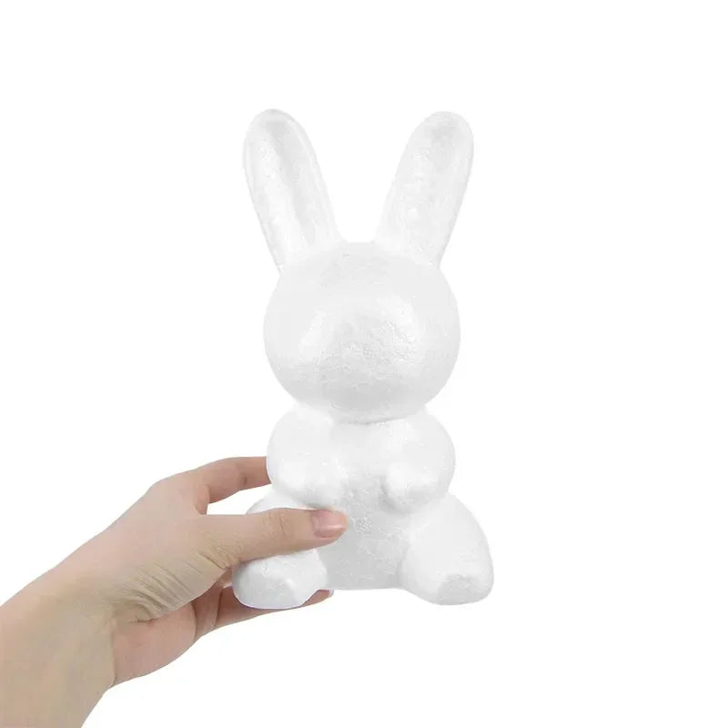 Modelling Polystyrene Styrofoam Foam Rabbit Mold Rose Rabbit Craft DIY Wedding Party Valentine's Day Decoration Supplies Gifts
